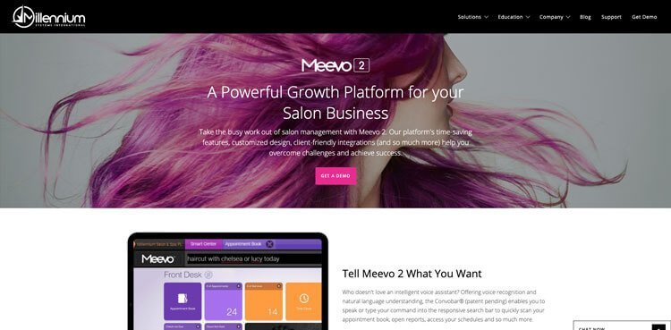 MEEVO Hair Salon Client Scheduling Software