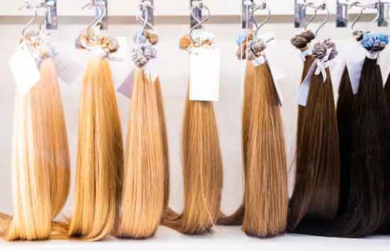 various types of hair extensions