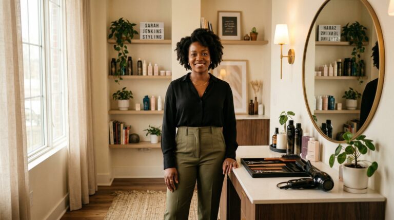 Salon suite business setup guide showing a modern independent salon suite ready for clients