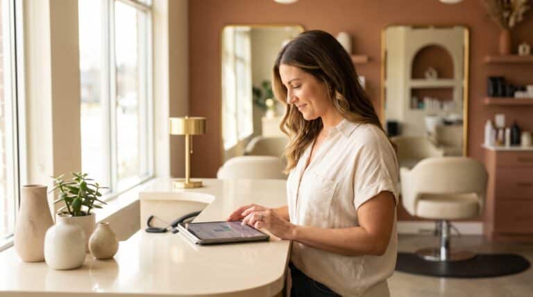 Salon business automation