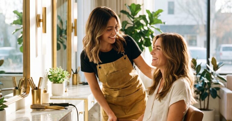 Salon client retention after first visit